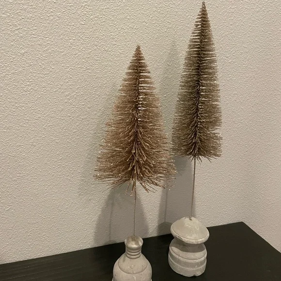 Sparkling glitter Christmas tree set - Picture 2 of 5